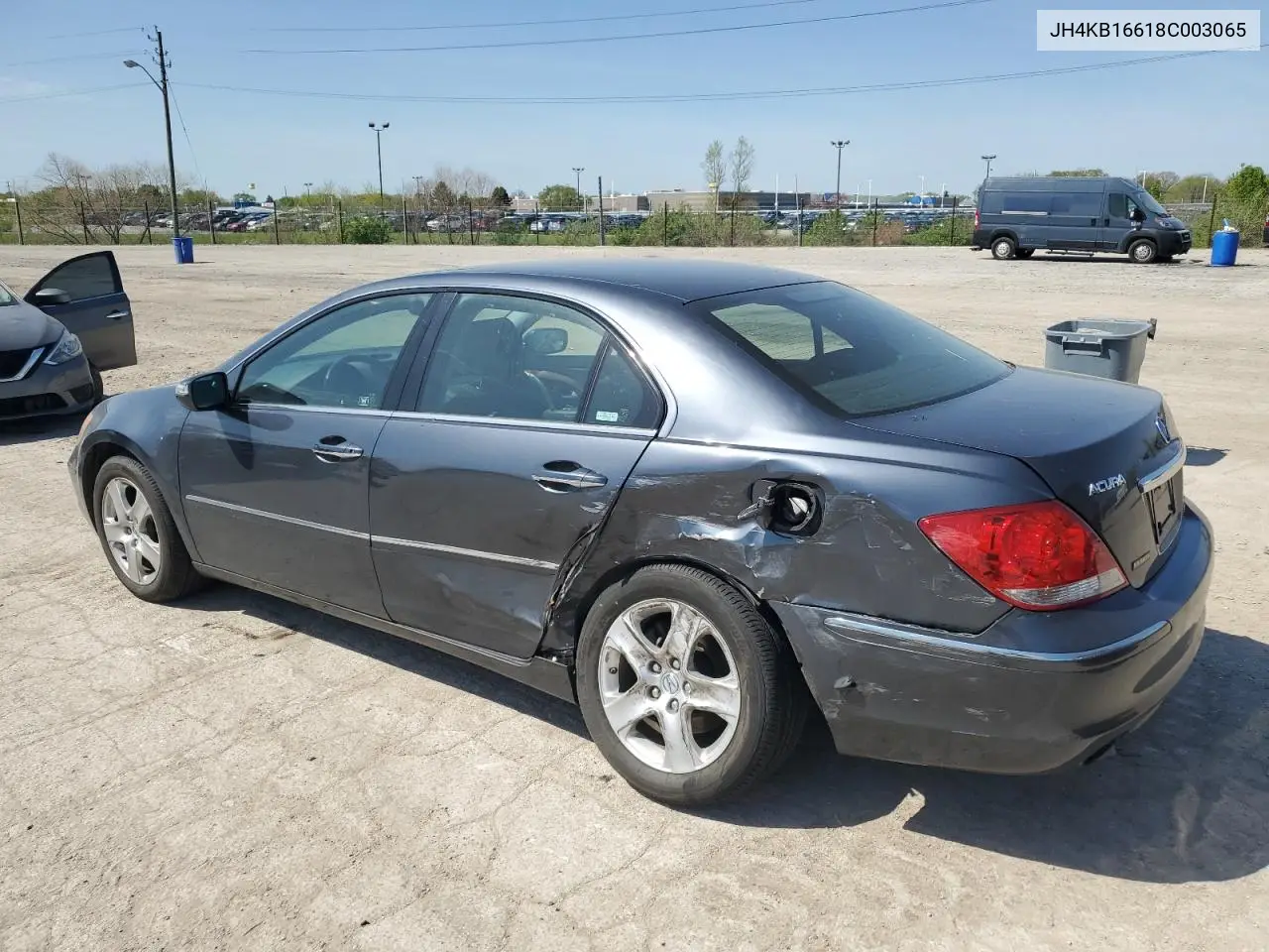 2008 Acura Rl VIN: JH4KB16618C003065 Lot: 54158015