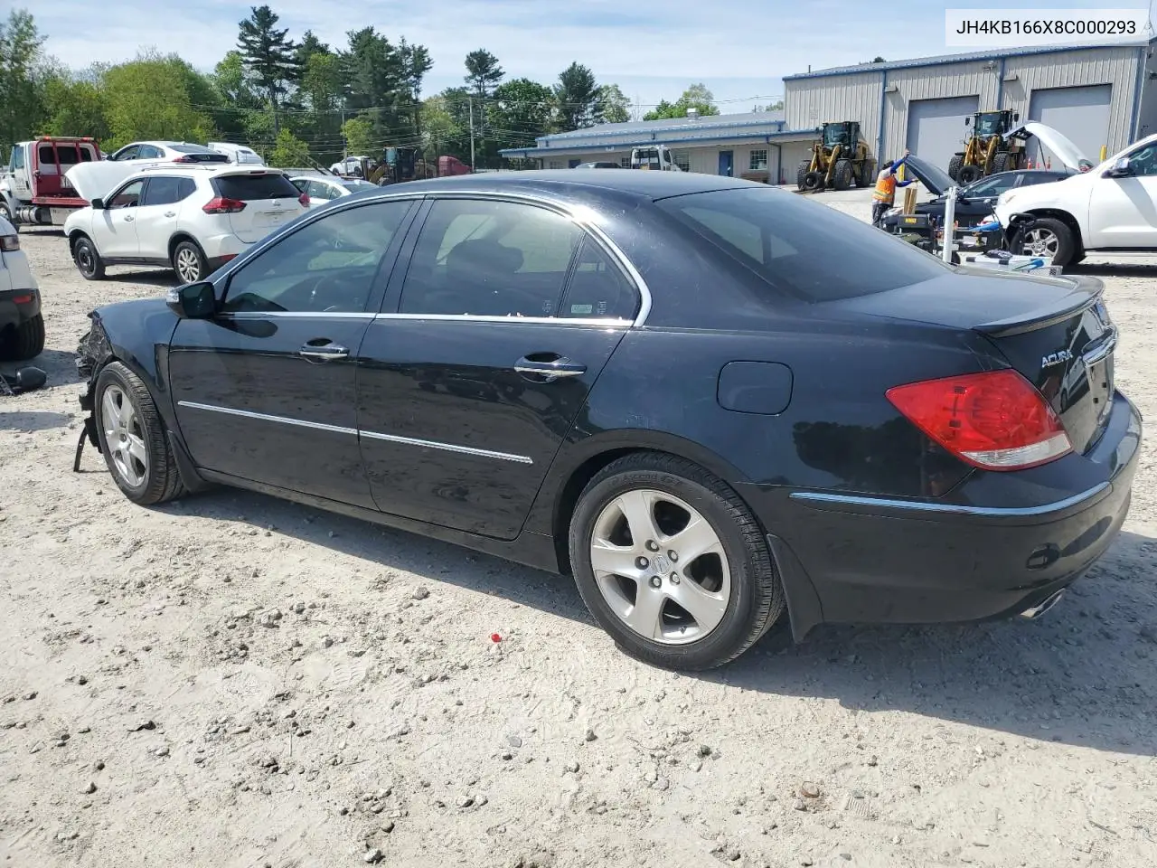 2008 Acura Rl VIN: JH4KB166X8C000293 Lot: 56188505