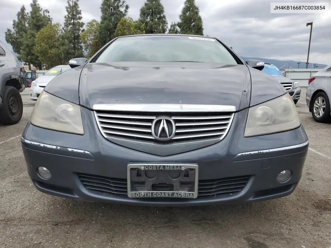 2008 Acura Rl VIN: JH4KB16687C003854 Lot: 56787235