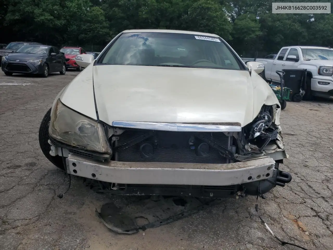 2008 Acura Rl VIN: JH4KB16628C003592 Lot: 60344585