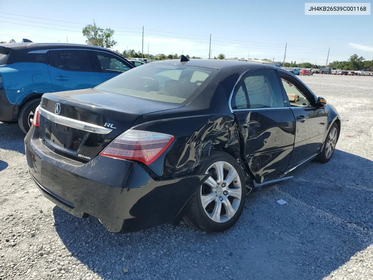 2009 Acura Rl VIN: JH4KB26539C001168 Lot: 53153715