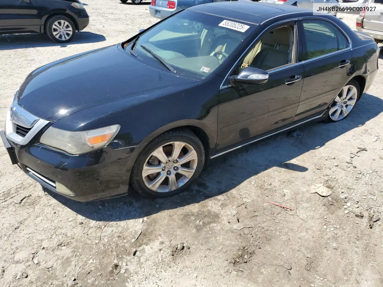 2009 Acura Rl VIN: JH4KB26699C001927 Lot: 55205225