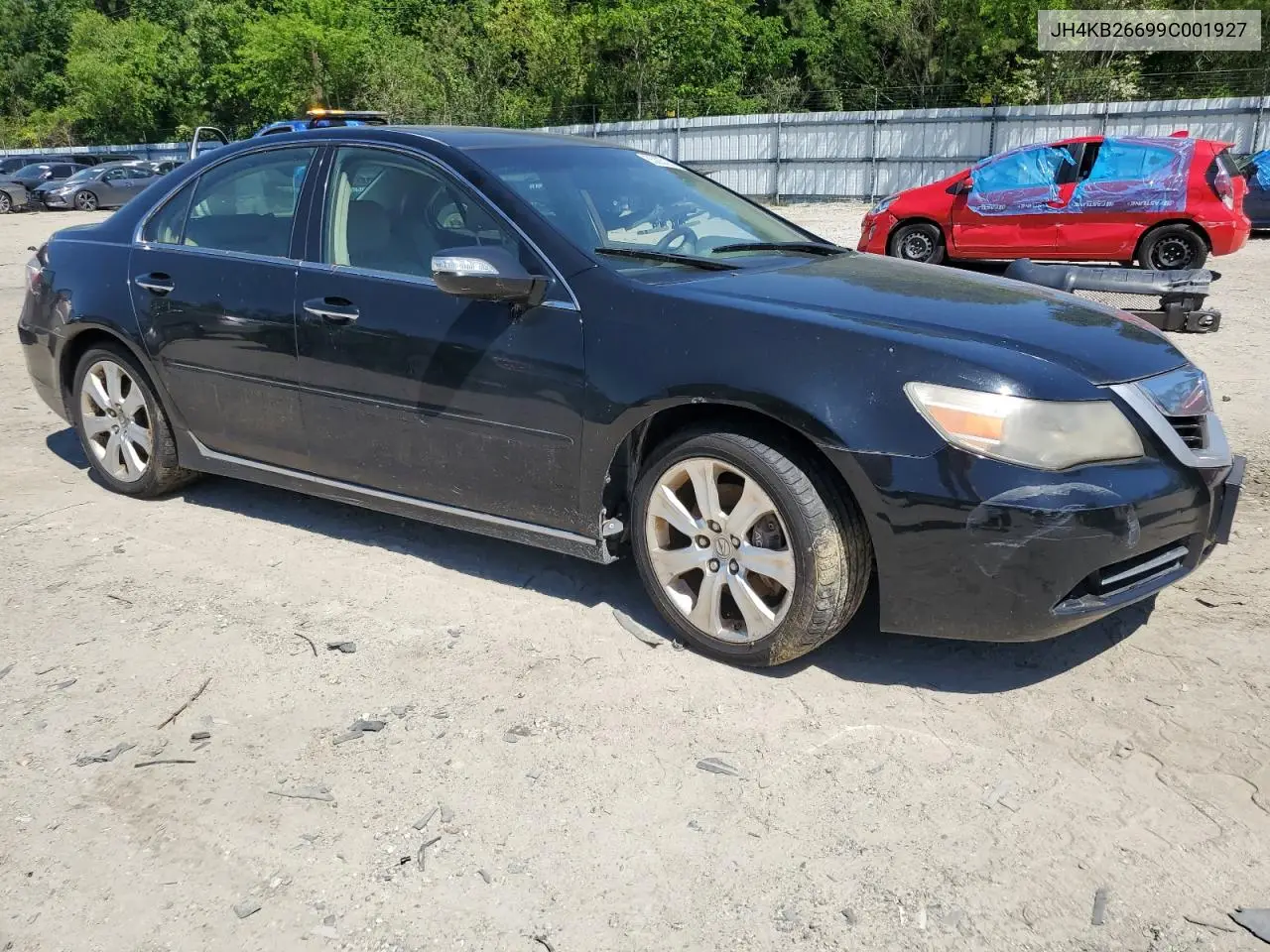 2009 Acura Rl VIN: JH4KB26699C001927 Lot: 55205225
