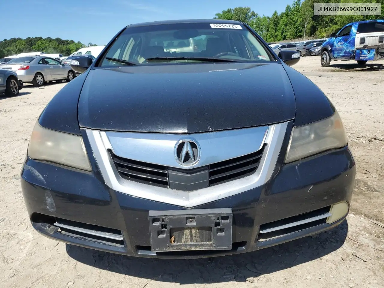 2009 Acura Rl VIN: JH4KB26699C001927 Lot: 55205225
