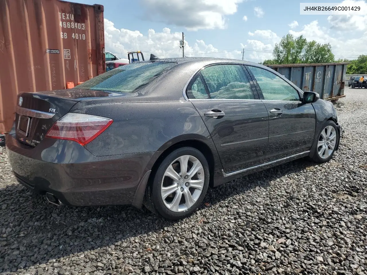 2009 Acura Rl VIN: JH4KB26649C001429 Lot: 55273505