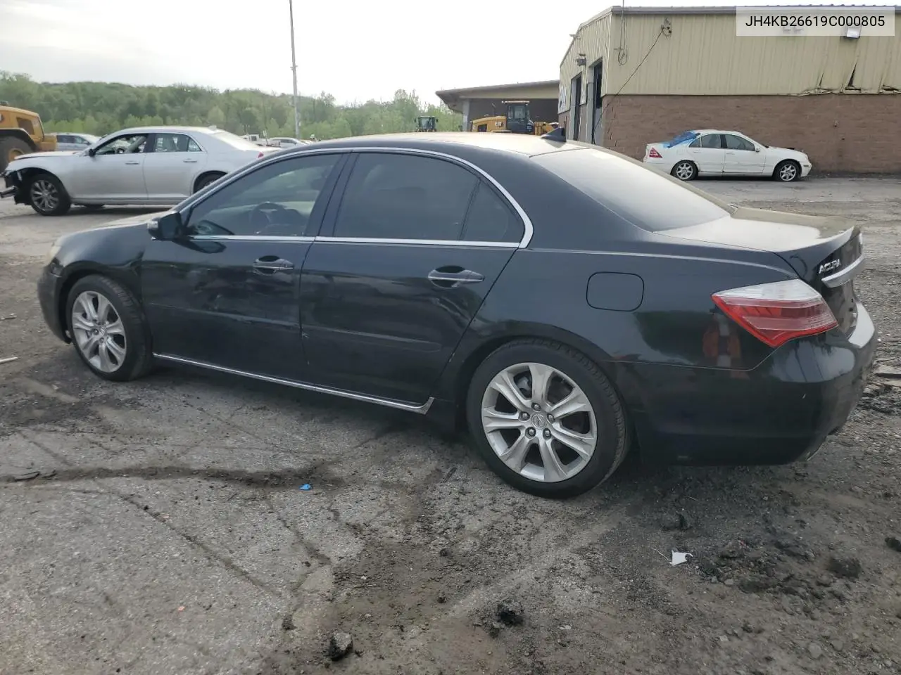 2009 Acura Rl VIN: JH4KB26619C000805 Lot: 56458815