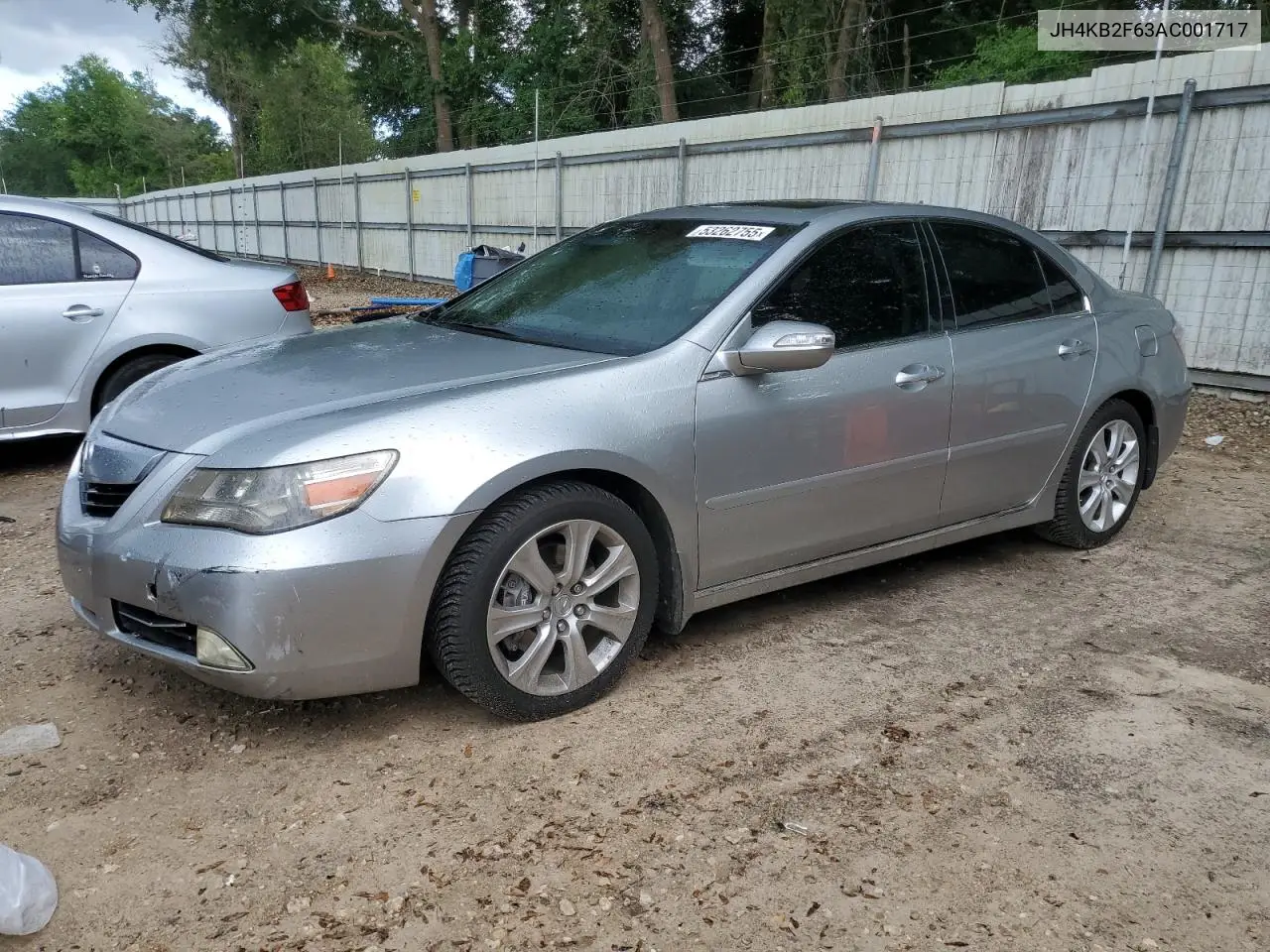 2010 Acura Rl VIN: JH4KB2F63AC001717 Lot: 53262755