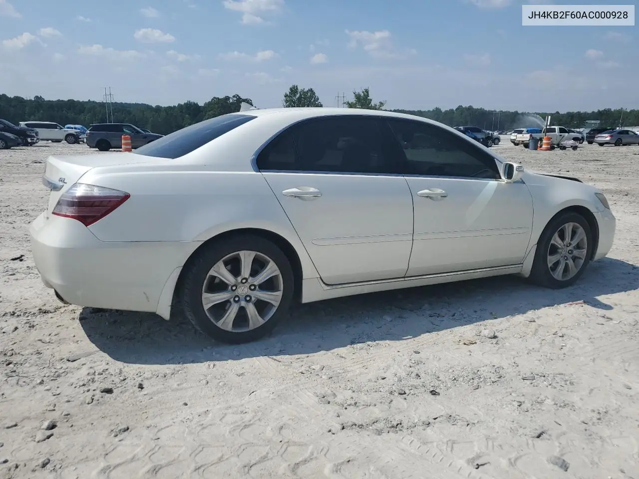 2010 Acura Rl VIN: JH4KB2F60AC000928 Lot: 62216225