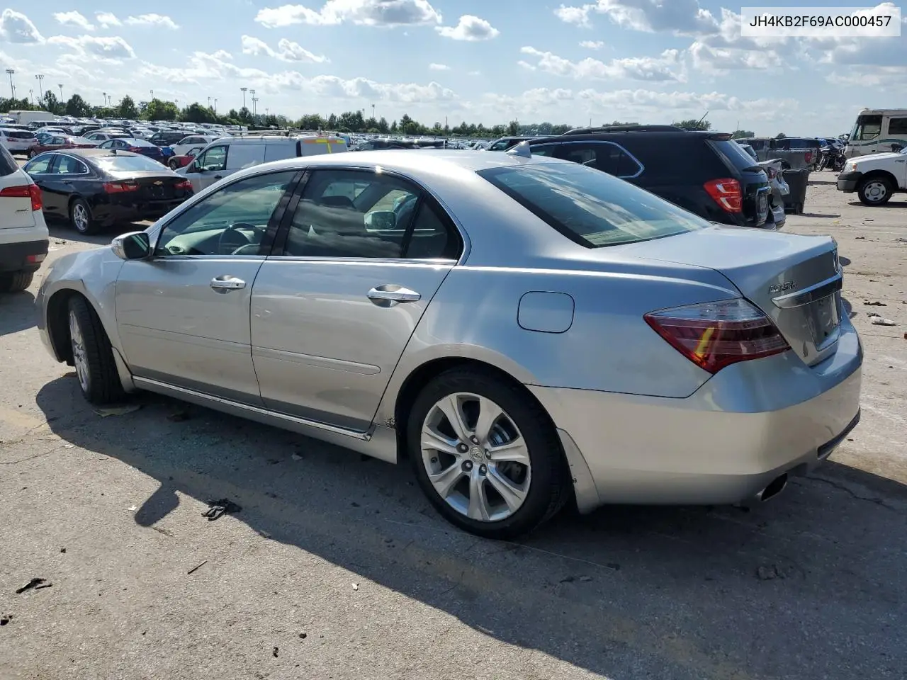 2010 Acura Rl VIN: JH4KB2F69AC000457 Lot: 63068605