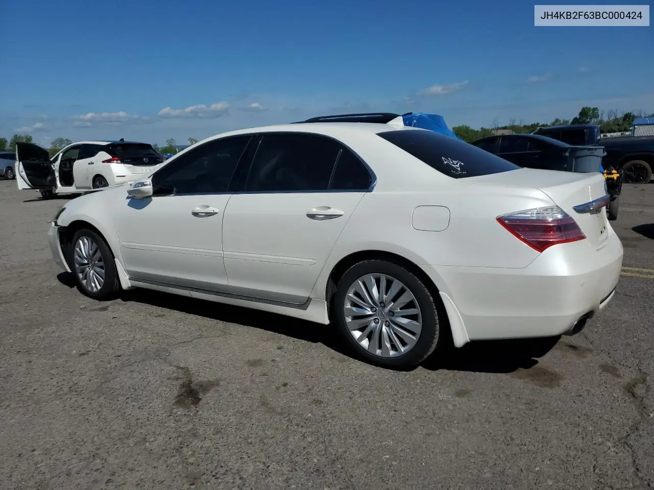 2011 Acura Rl VIN: JH4KB2F63BC000424 Lot: 55587975
