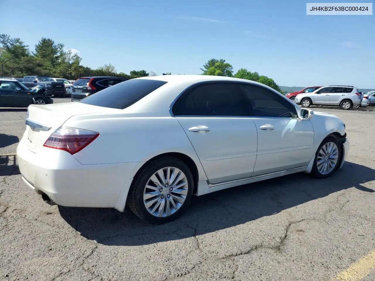 2011 Acura Rl VIN: JH4KB2F63BC000424 Lot: 55587975