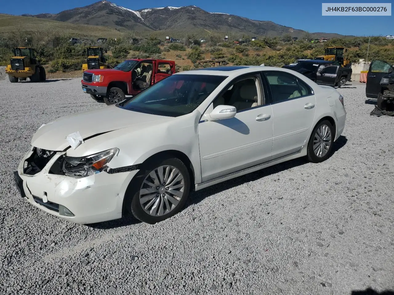 2011 Acura Rl VIN: JH4KB2F63BC000276 Lot: 55860465