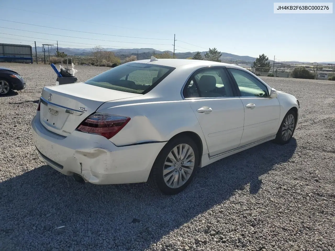 2011 Acura Rl VIN: JH4KB2F63BC000276 Lot: 55860465