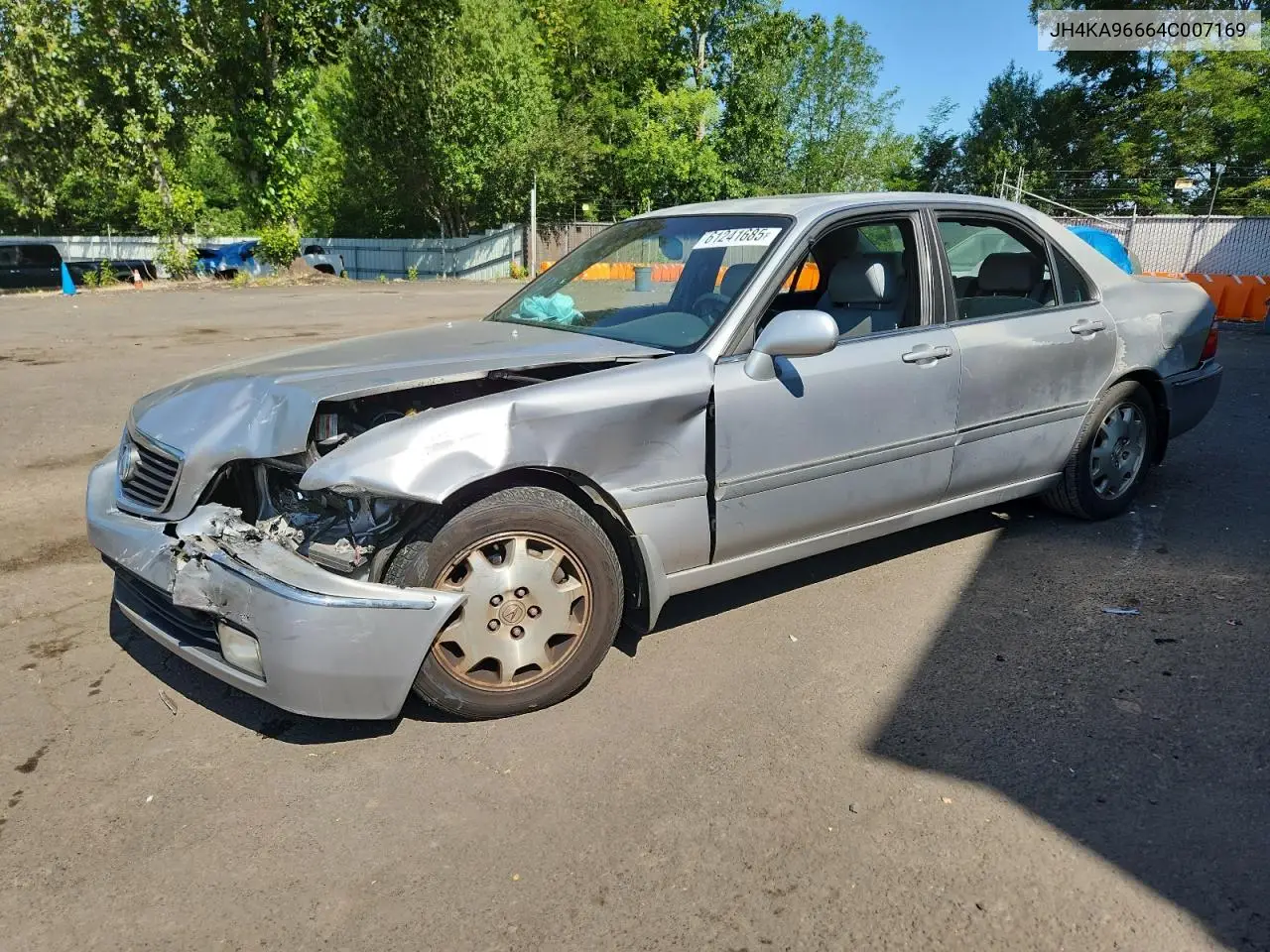 2004 Acura 3.5Rl VIN: JH4KA96664C007169 Lot: 61241685