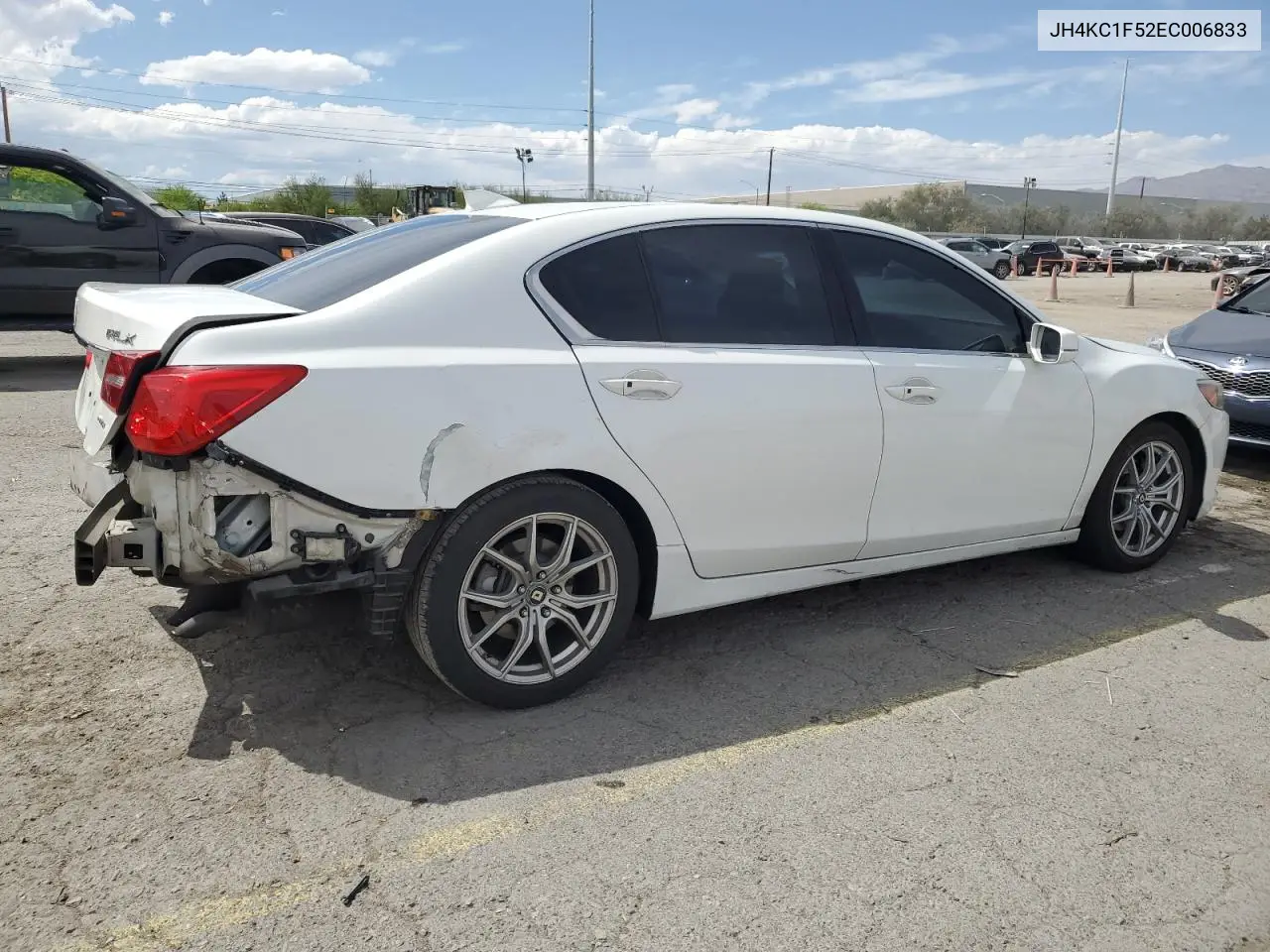 2014 Acura Rlx Tech VIN: JH4KC1F52EC006833 Lot: 53133125