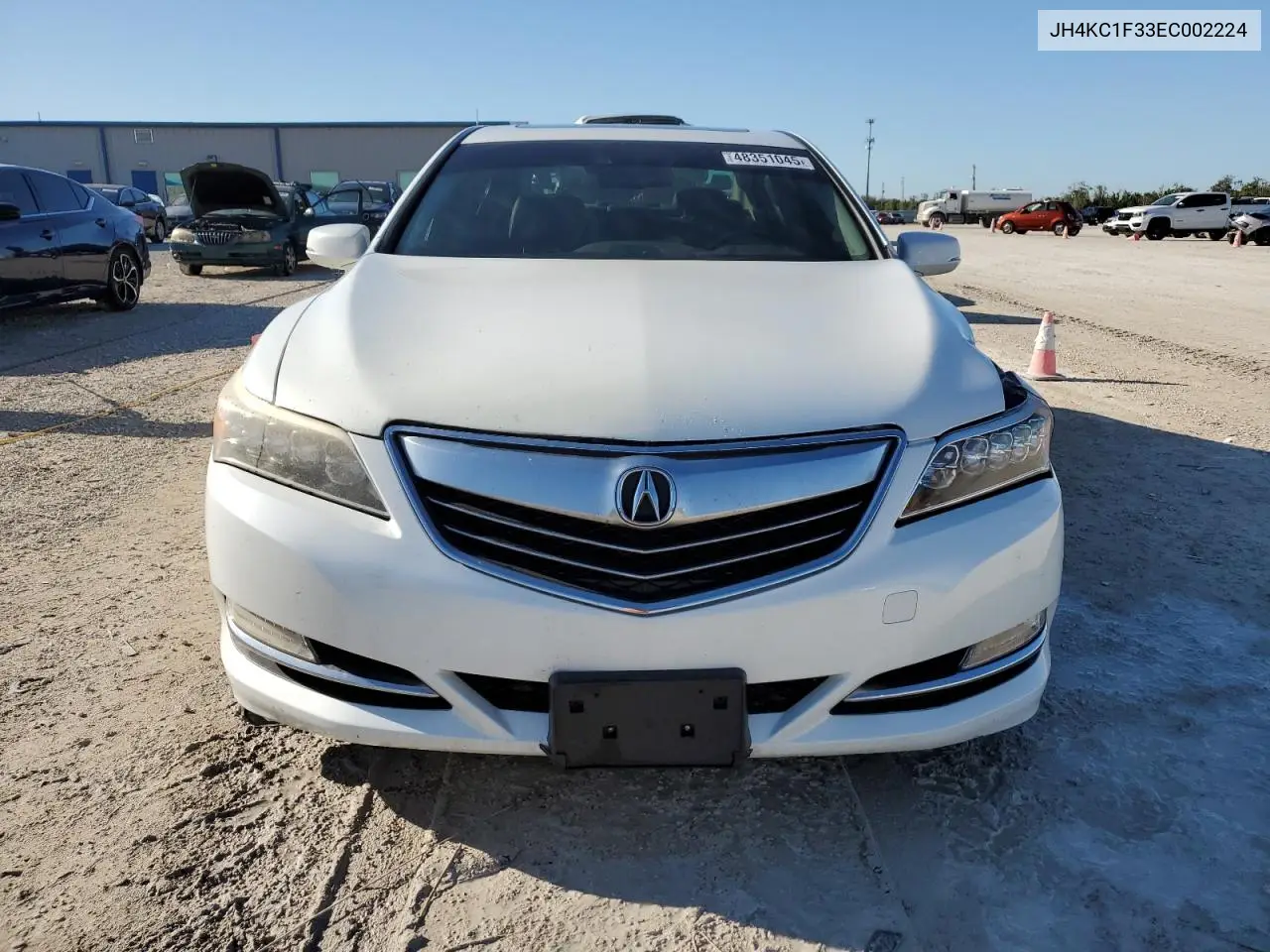 2014 Acura Rlx VIN: JH4KC1F33EC002224 Lot: 53499055