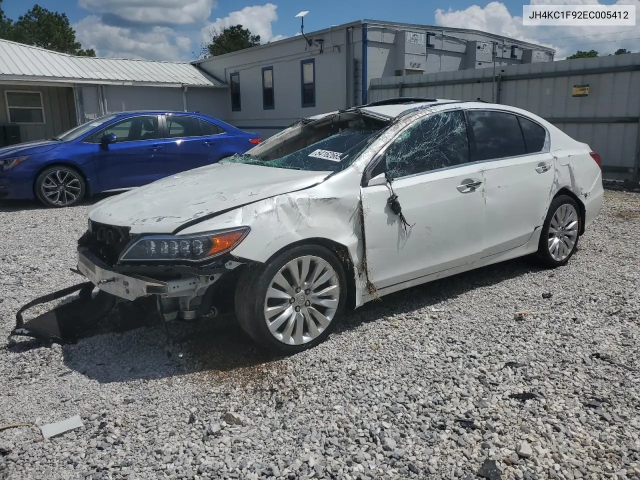 2014 Acura Rlx Advance VIN: JH4KC1F92EC005412 Lot: 54162665