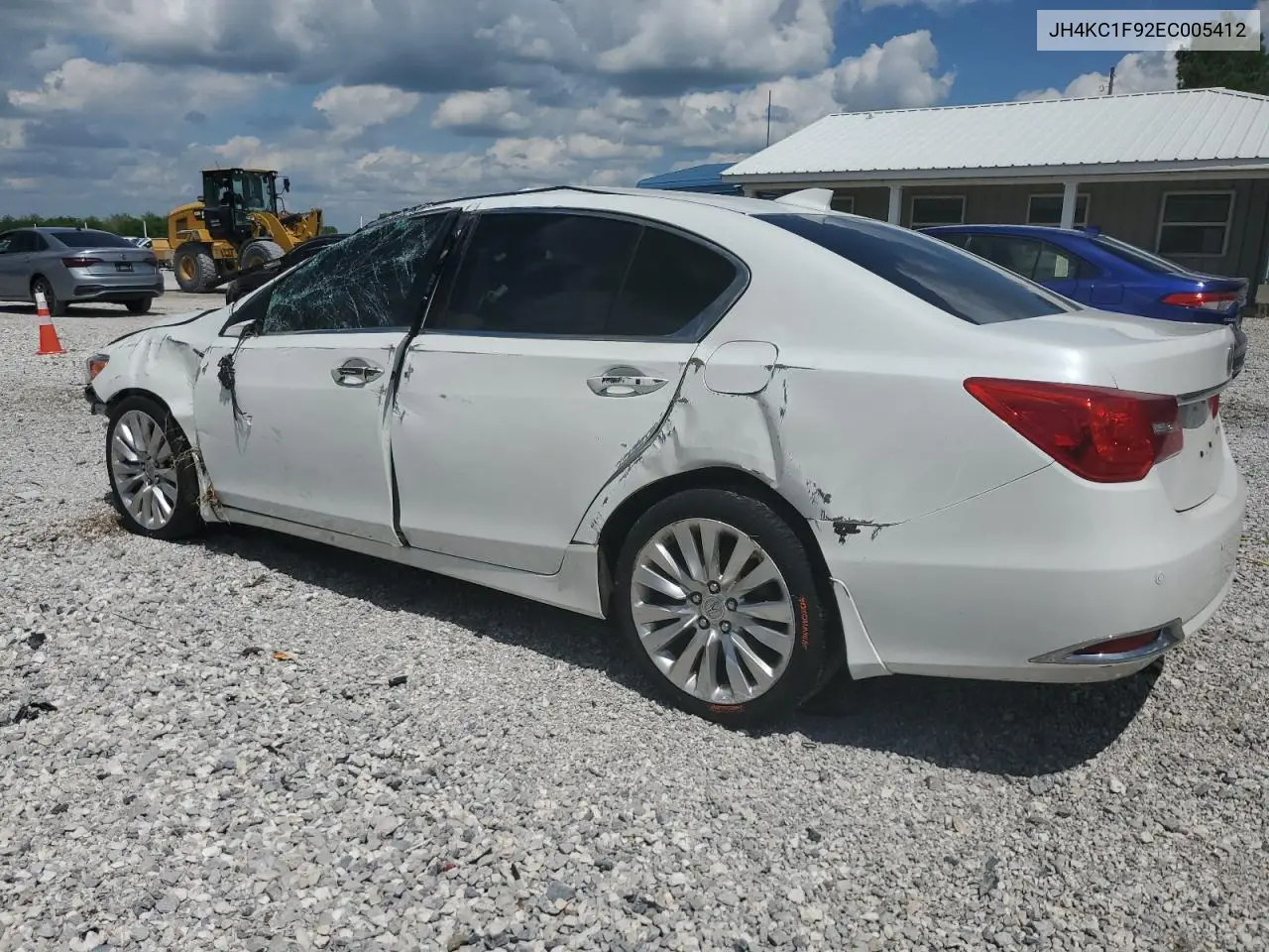 2014 Acura Rlx Advance VIN: JH4KC1F92EC005412 Lot: 54162665