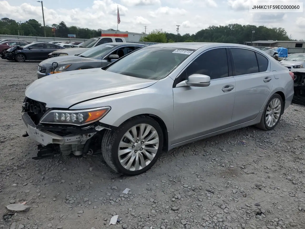 2014 Acura Rlx Tech VIN: JH4KC1F59EC000060 Lot: 55181615