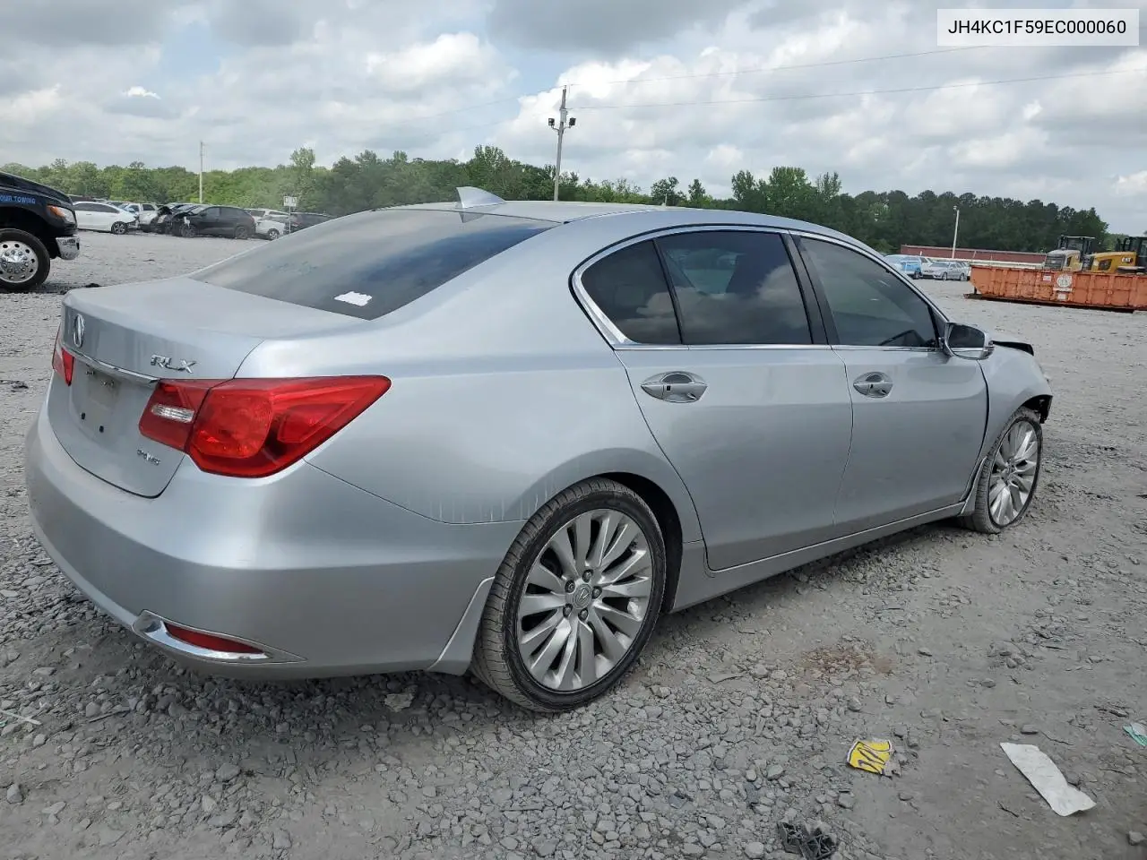 2014 Acura Rlx Tech VIN: JH4KC1F59EC000060 Lot: 55181615