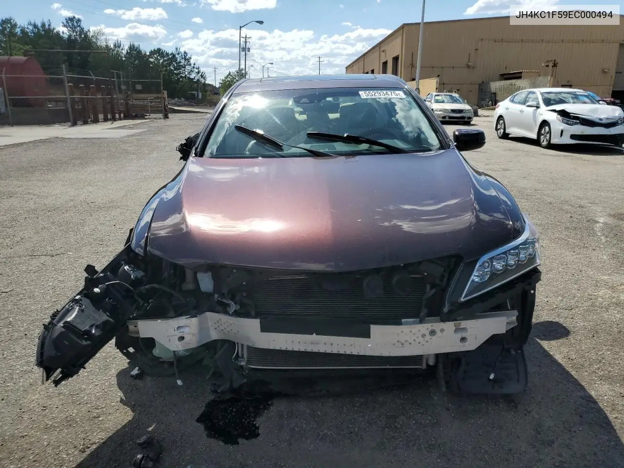 2014 Acura Rlx Tech VIN: JH4KC1F59EC000494 Lot: 55293475