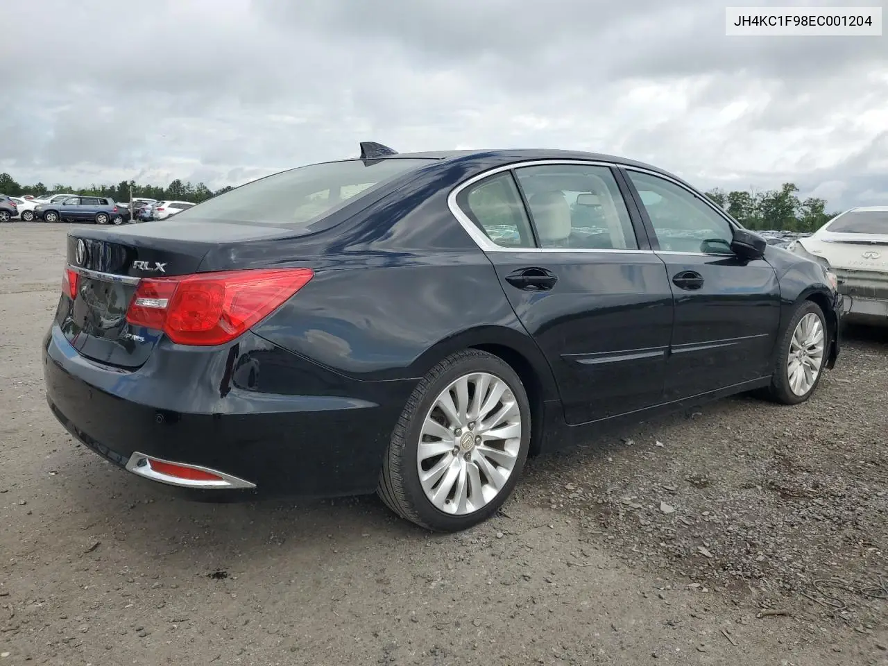 2014 Acura Rlx Advance VIN: JH4KC1F98EC001204 Lot: 55731955