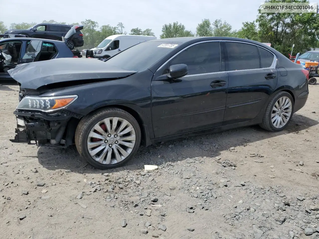 2014 Acura Rlx VIN: JH4KC1F34EC001096 Lot: 57201735