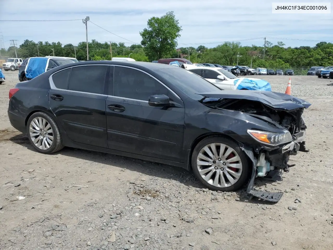 2014 Acura Rlx VIN: JH4KC1F34EC001096 Lot: 57201735