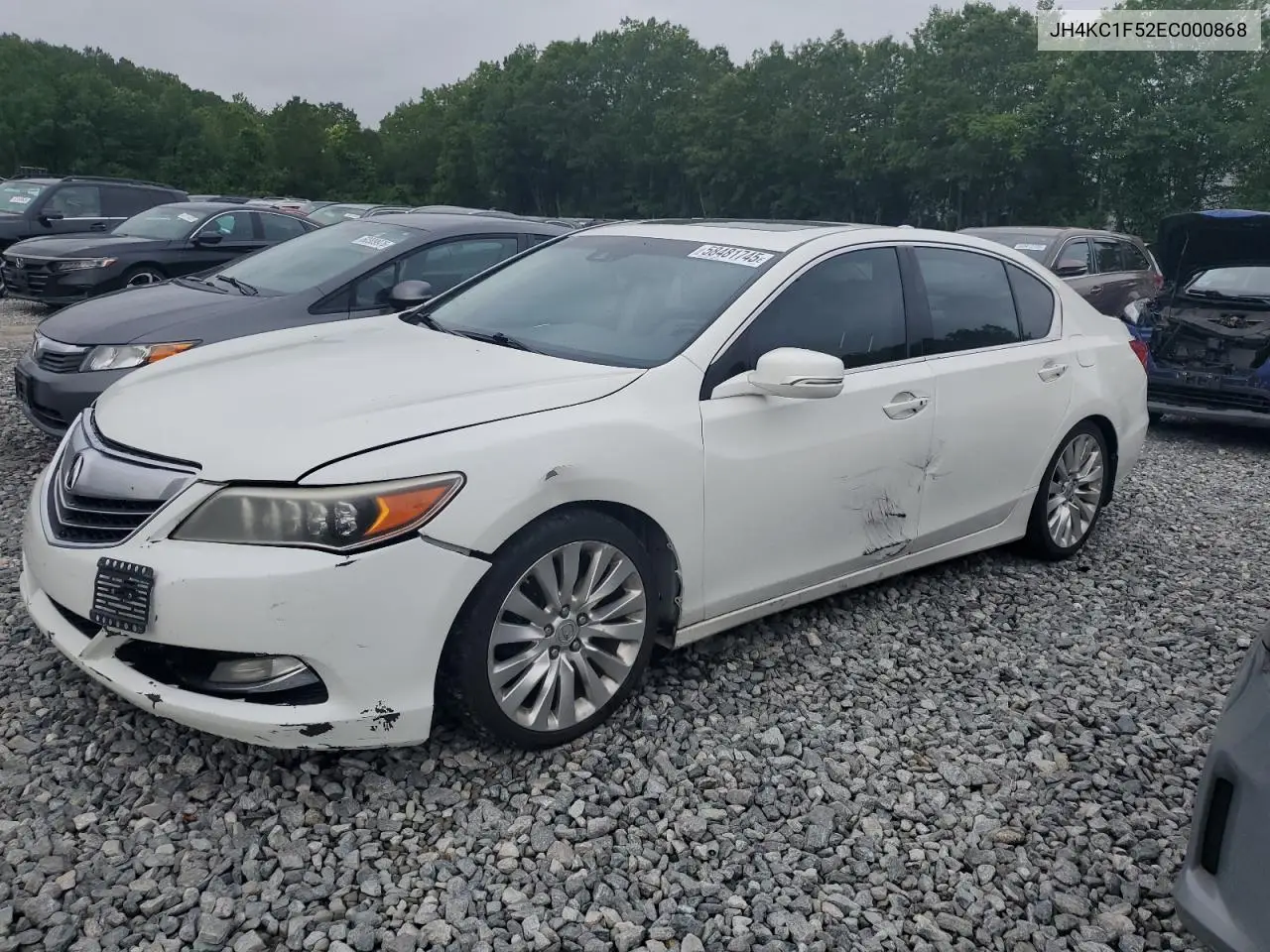 2014 Acura Rlx Tech VIN: JH4KC1F52EC000868 Lot: 58481745