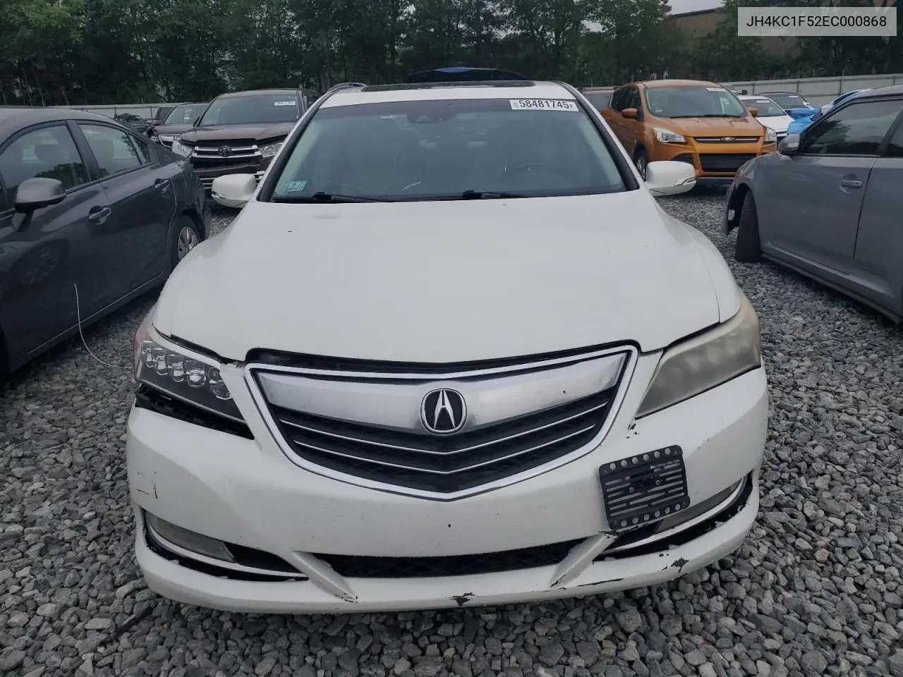 2014 Acura Rlx Tech VIN: JH4KC1F52EC000868 Lot: 58481745