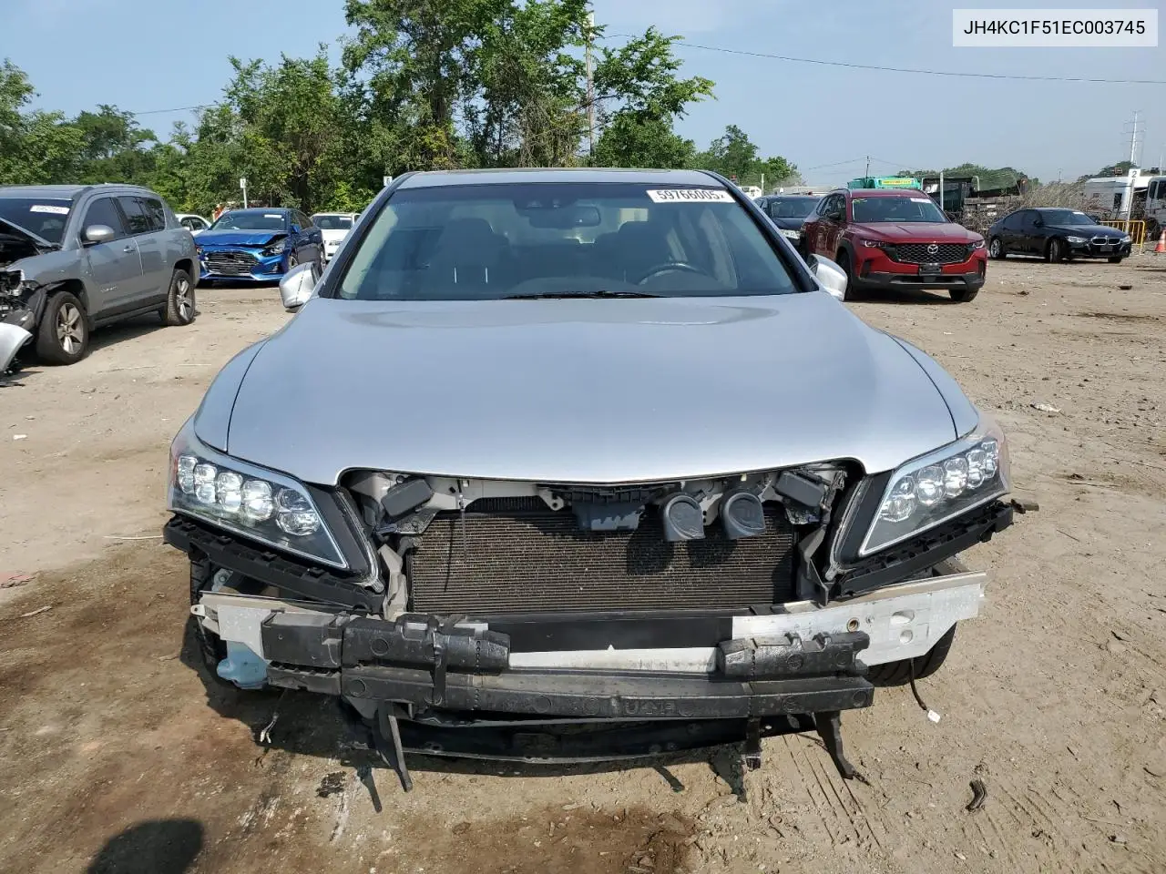 2014 Acura Rlx Tech VIN: JH4KC1F51EC003745 Lot: 59766005