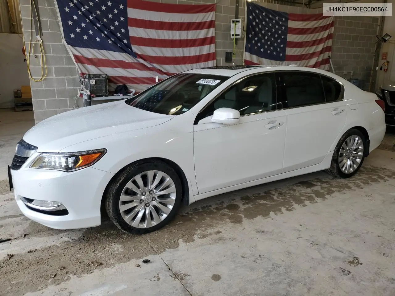 2014 Acura Rlx Advance VIN: JH4KC1F90EC000564 Lot: 59930075
