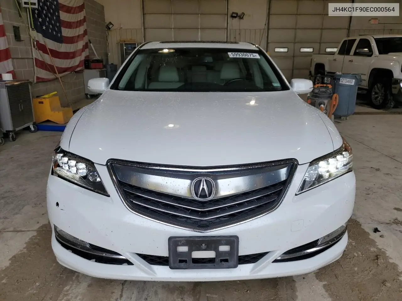 2014 Acura Rlx Advance VIN: JH4KC1F90EC000564 Lot: 59930075