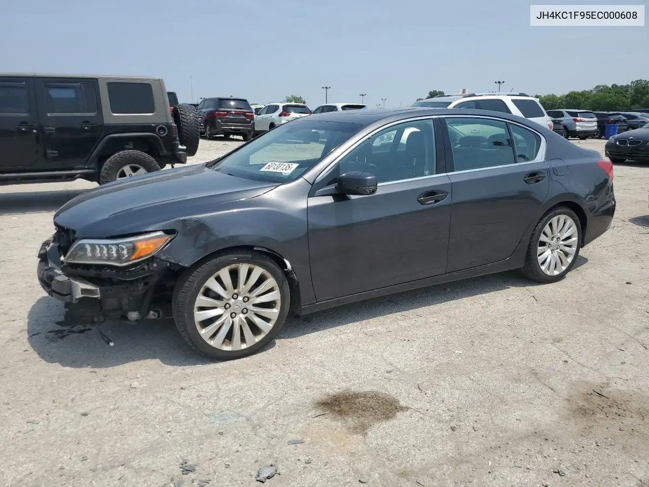 2014 Acura Rlx Advance VIN: JH4KC1F95EC000608 Lot: 60130135
