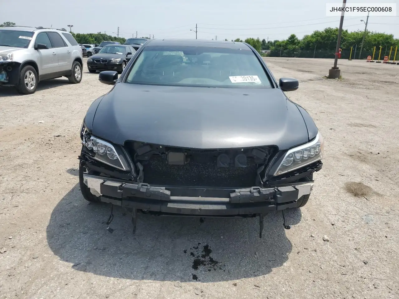 2014 Acura Rlx Advance VIN: JH4KC1F95EC000608 Lot: 60130135