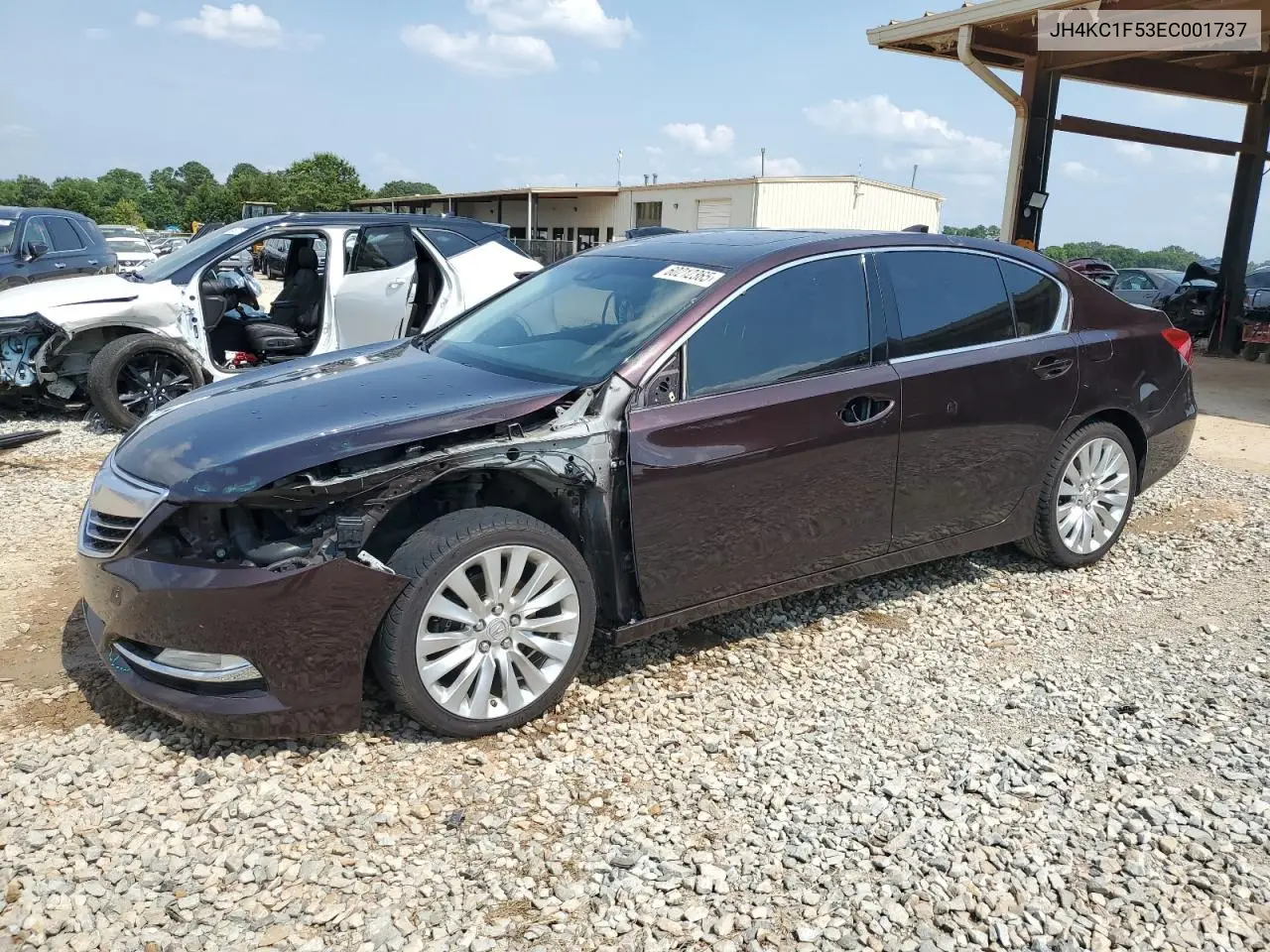 2014 Acura Rlx Tech VIN: JH4KC1F53EC001737 Lot: 60212365