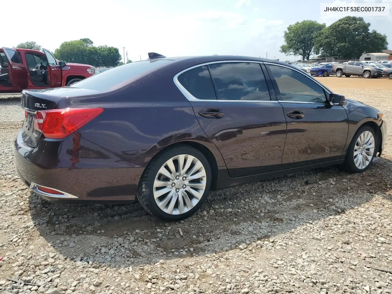 2014 Acura Rlx Tech VIN: JH4KC1F53EC001737 Lot: 60212365