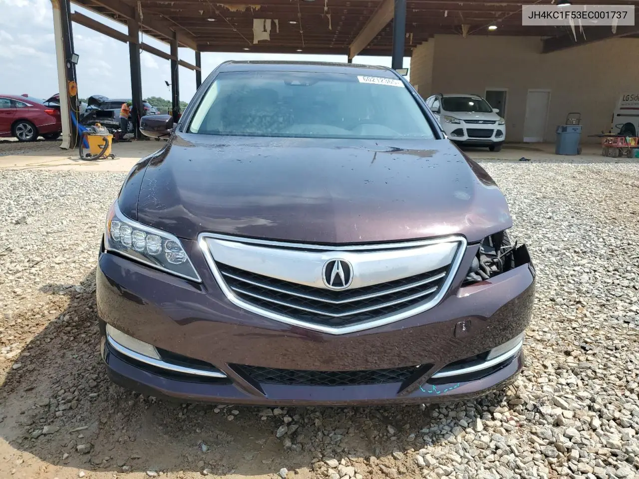 2014 Acura Rlx Tech VIN: JH4KC1F53EC001737 Lot: 60212365
