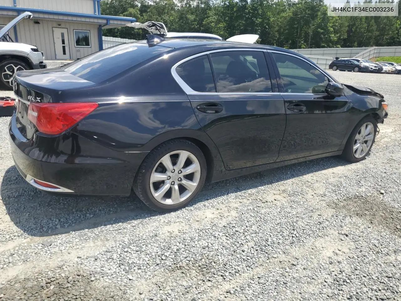 2014 Acura Rlx VIN: JH4KC1F34EC003236 Lot: 60473265