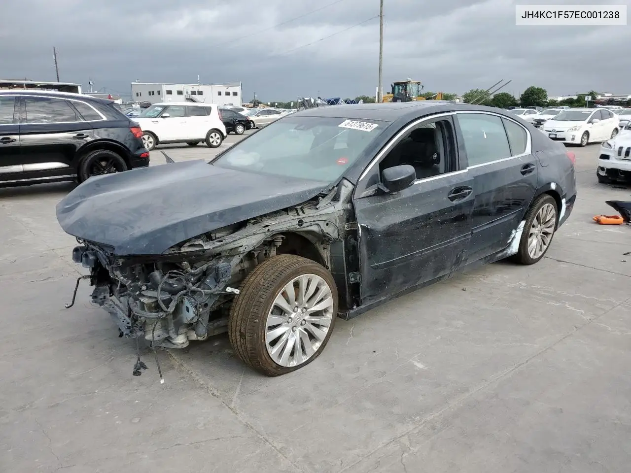 2014 Acura Rlx Tech VIN: JH4KC1F57EC001238 Lot: 61379615