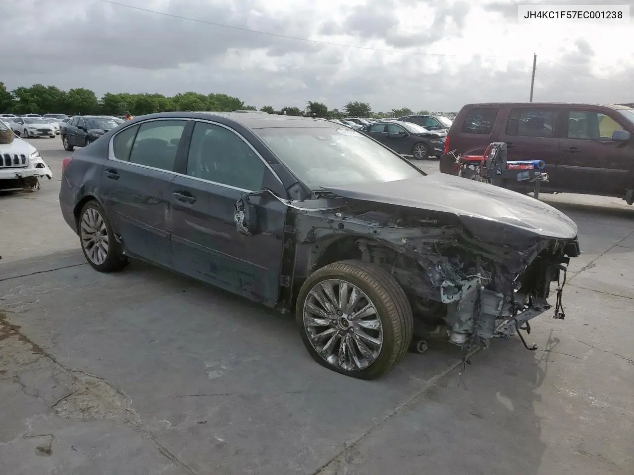 2014 Acura Rlx Tech VIN: JH4KC1F57EC001238 Lot: 61379615