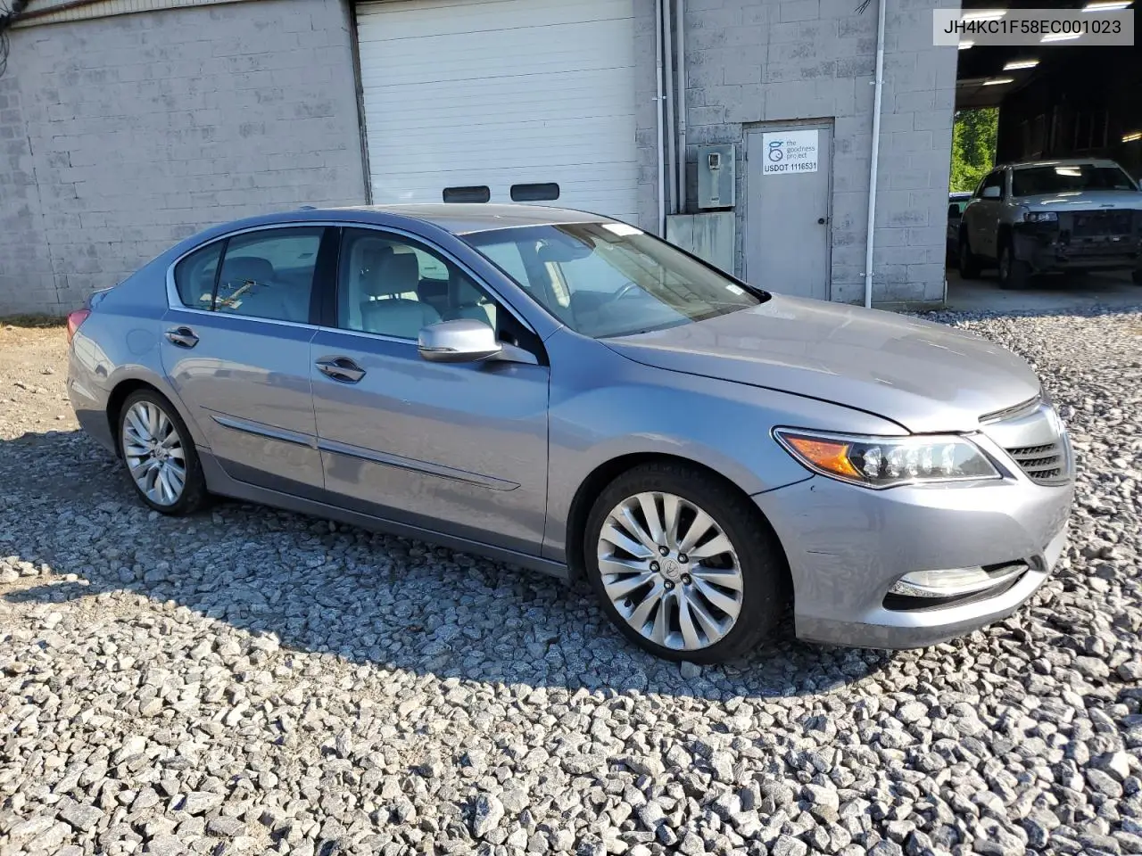 2014 Acura Rlx Tech VIN: JH4KC1F58EC001023 Lot: 62831665