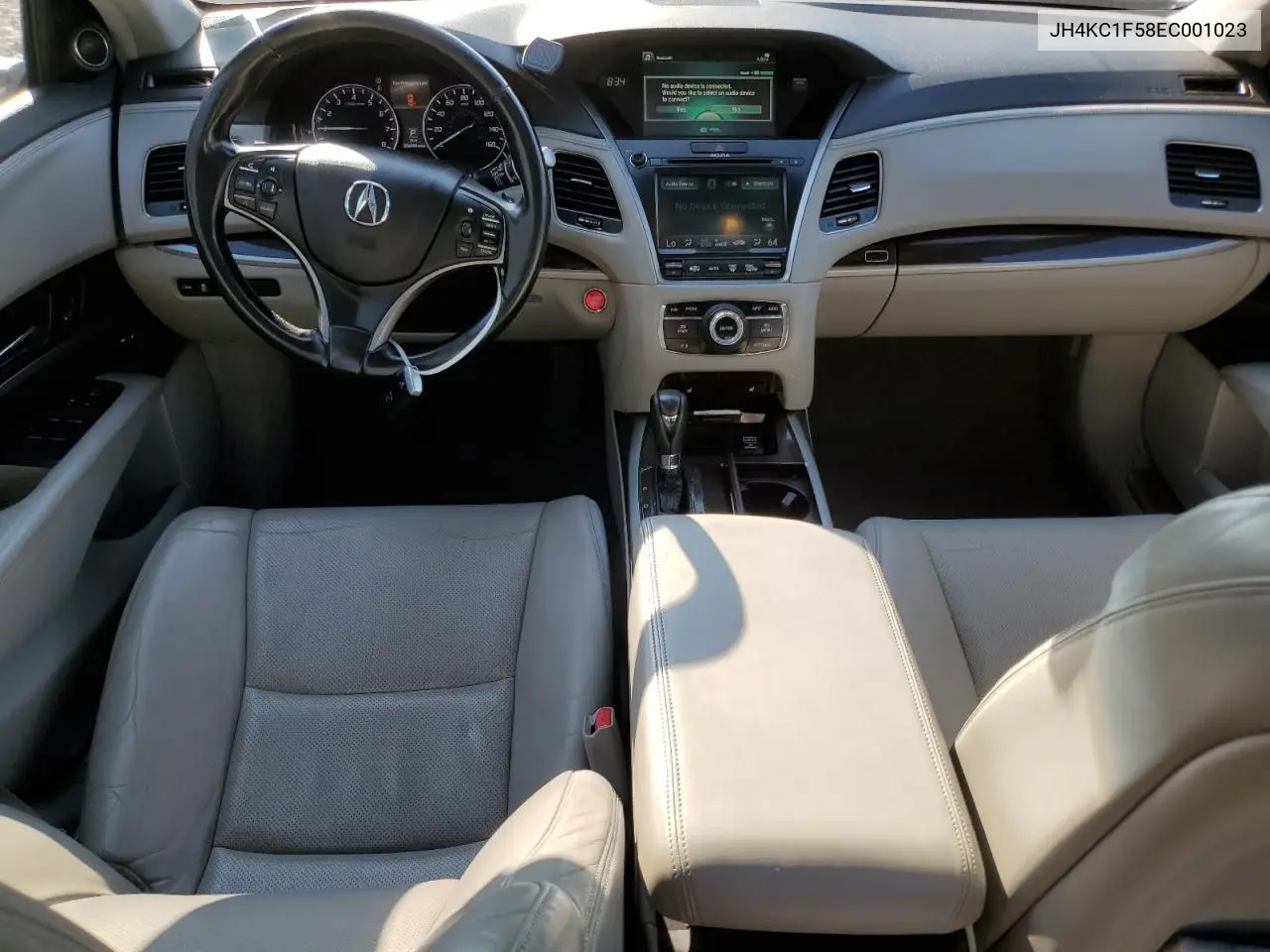 2014 Acura Rlx Tech VIN: JH4KC1F58EC001023 Lot: 62831665