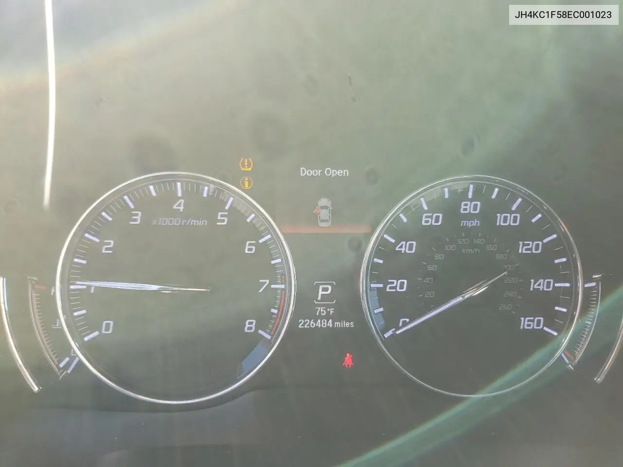2014 Acura Rlx Tech VIN: JH4KC1F58EC001023 Lot: 62831665