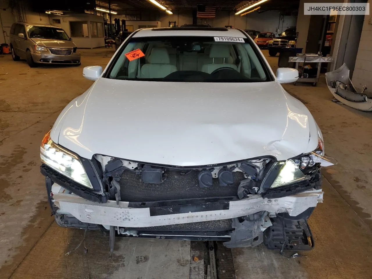 2014 Acura Rlx Advance VIN: JH4KC1F96EC800303 Lot: 79109624