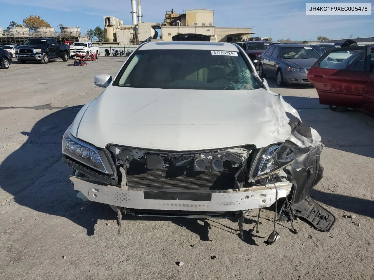 2014 Acura Rlx Advance VIN: JH4KC1F9XEC005478 Lot: 81758924