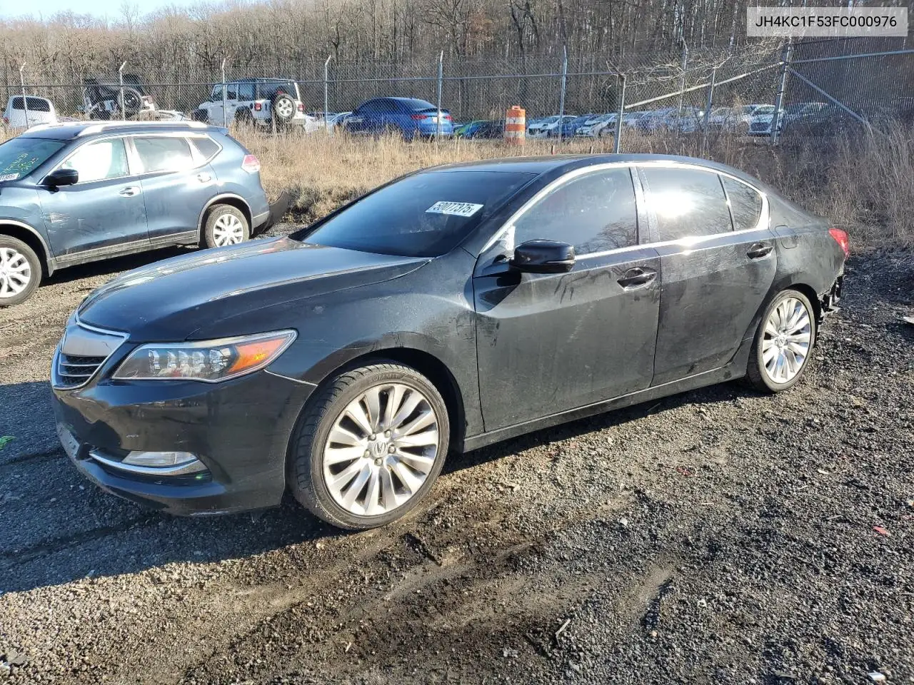 2015 Acura Rlx Tech VIN: JH4KC1F53FC000976 Lot: 50077375