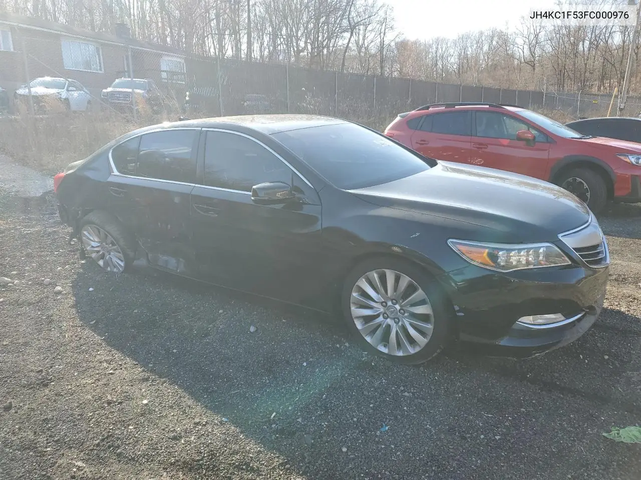 2015 Acura Rlx Tech VIN: JH4KC1F53FC000976 Lot: 50077375