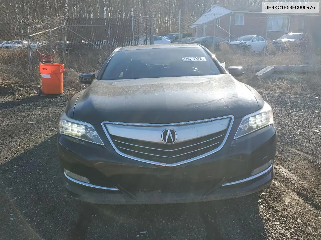 2015 Acura Rlx Tech VIN: JH4KC1F53FC000976 Lot: 50077375