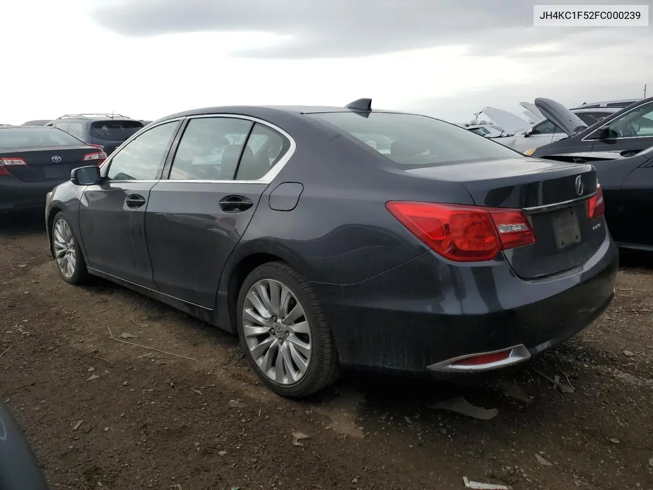 2015 Acura Rlx Tech VIN: JH4KC1F52FC000239 Lot: 53490885